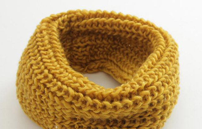 Knitted Kids Scarf Neck Warmer